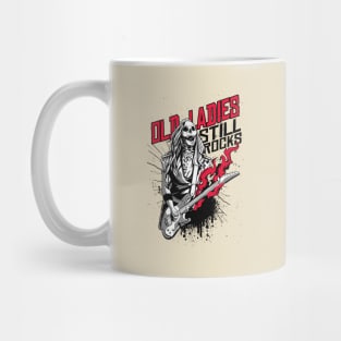 Old Lady Zombie Rocker Mug